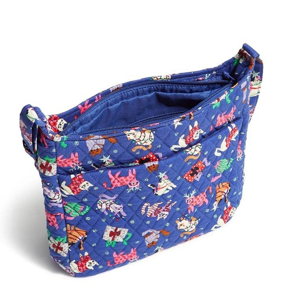 VERA BRADLEY | Essential XL Crossbody Catnip Christmas